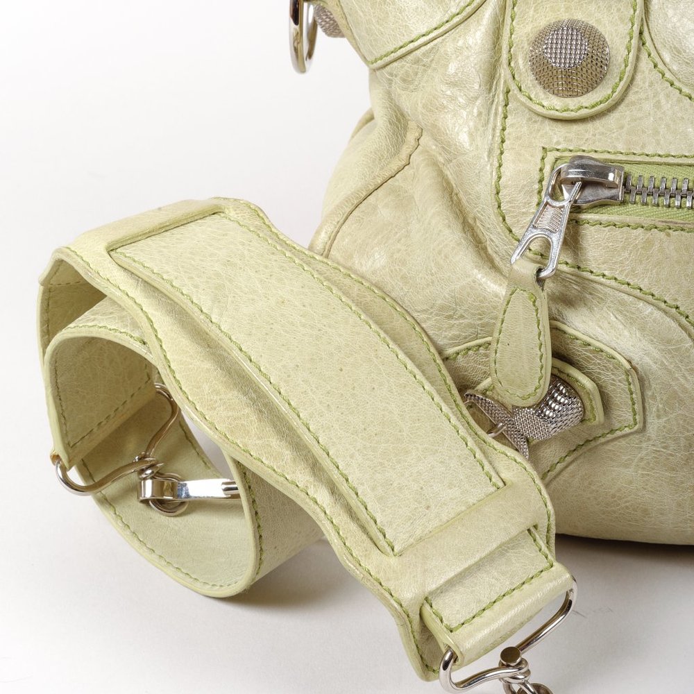 Balenciaga Pistachio Agneau GSH Motorcycle City Bag - Picture 6 of 15